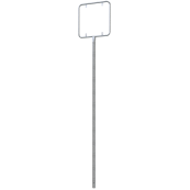 Sign frame | on  60 mm / 76 mm posts |  60 mm post | frame dimensions: 60 x 60 mm